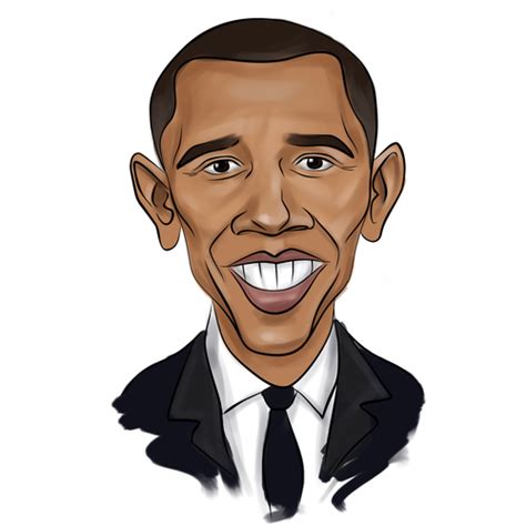 Caricature Drawing Of Barack Obama | Free download on ClipArtMag