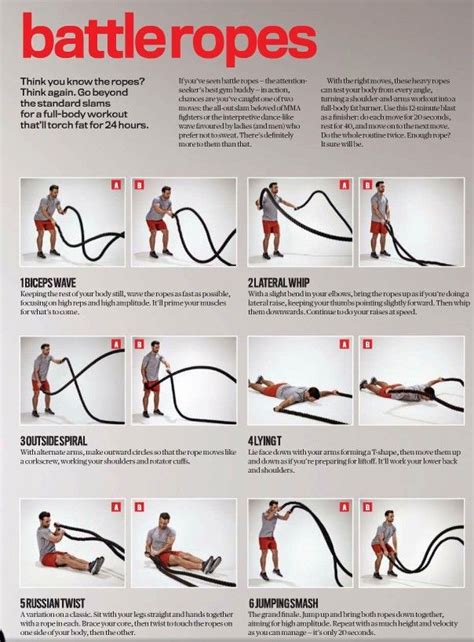 Pin on Battlerope workout