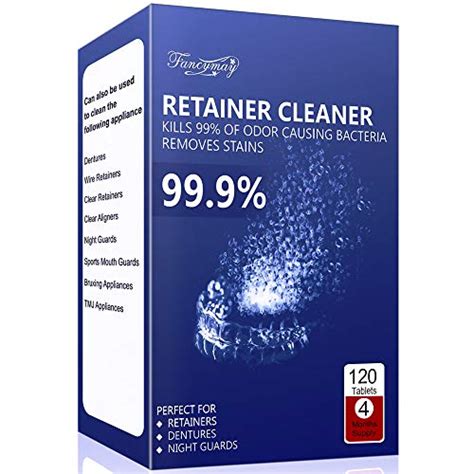 Retainer Cleaning Tablets 120 Tablets - 4 Months Supply, Mouth Guard ...