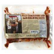 Carson's Fully Cooked Pork Loin Back Ribs in BBQ Sauce: Calories, Nutrition Analysis & More ...