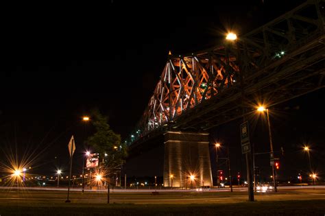 Montreal by night - Jacques Cartier Bridge on Behance