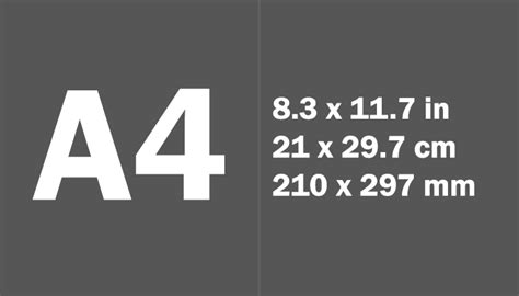 saiz a4 in cm - Max Henderson