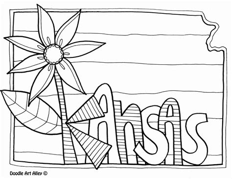 Kansas Coloring Page at GetColorings.com | Free printable colorings ...