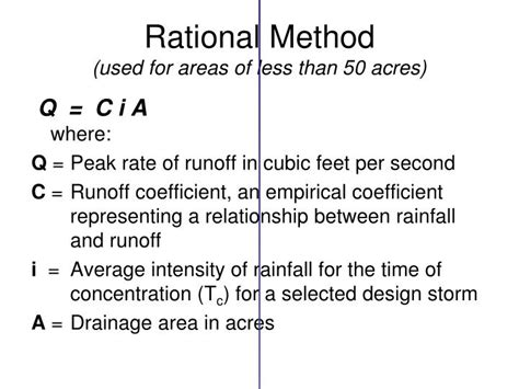 PPT - Soil Conservation Service Runoff Equation PowerPoint Presentation - ID:6598669