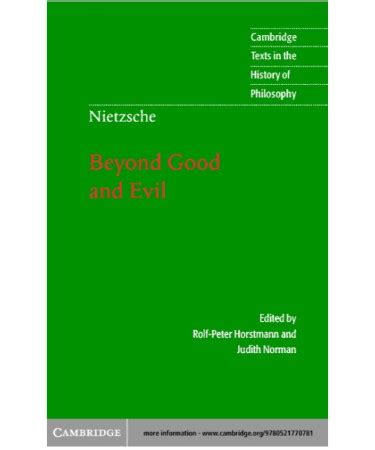 🙅 Beyond Good And Evil Nietzsche PDF - By Friedrich Nietzsche (FREE)