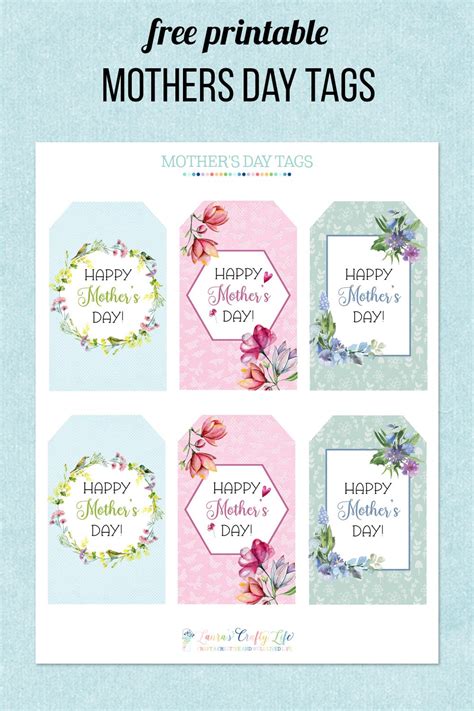 Dltk Mothers Day Printable Tags - Free Printable Templates