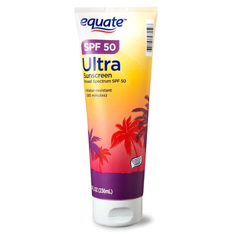 Equate Ultra Sunscreen Lotion, SPF 50, 8 fl oz - Walmart.com