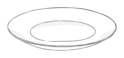 Empty White Plate Vector Hd PNG Images, Empty White Plate Icon In ...