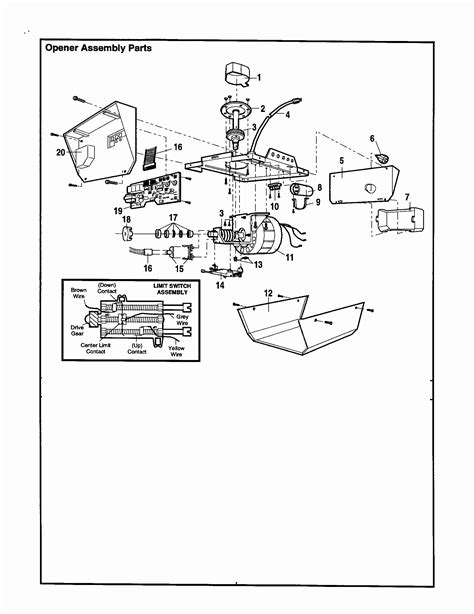 Genie Garage Door Wire Diagram