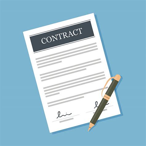 Royalty Free Contract Clip Art, Vector Images & Illustrations - iStock