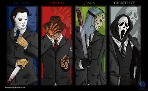 Mobster Slashers by Venetia-TH on DeviantArt | Horror movies funny ...