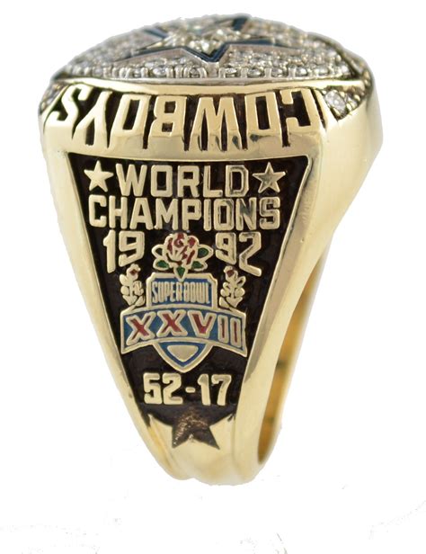 Lot Detail - 1992 DALLAS COWBOYS SUPER BOWL CHAMPIONSHIP RING – ERIK ...