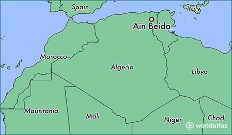 Where is Ain Beida, Algeria? / Ain Beida, Oum el Bouaghi Map - WorldAtlas.com