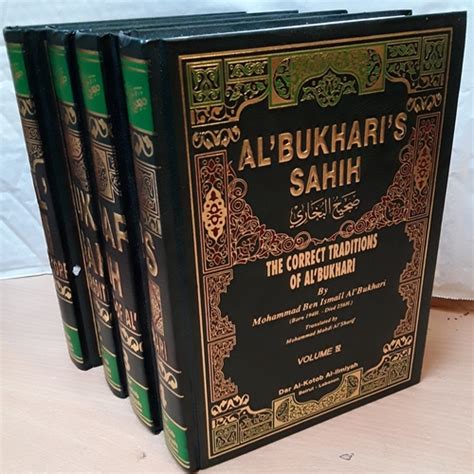 Al-Bukhari's Sahih (Arabic - English), 4 Volumes, DKI