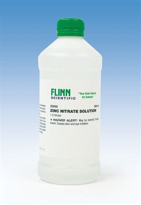 Flinn Chemicals, Zinc Nitrate Solution