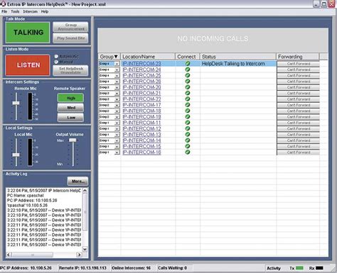 IP Intercom HelpDesk Software - Software | Extron