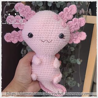 Ravelry: Axolotl Plushie pattern by Janet Carrillo