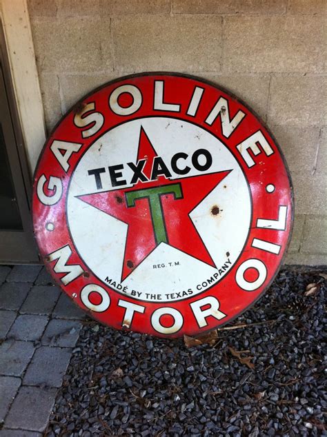 Vintage Texaco sign | Texaco vintage, Vintage oil cans, Vintage metal signs