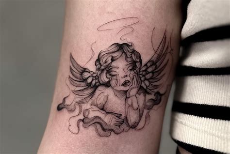 Amazing Cherub and Baby Angel Tattoo Designs and Meanings To Inspire In ...