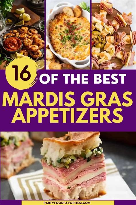 16 Mardis Gras Appetizers for Fat Tuesday Mardi Gras Snacks Appetizers ...