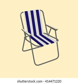 Beach Chair Vector Illustration Stock Vector (Royalty Free) 414471220 | Shutterstock