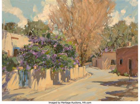 Irby Brown (American, b.1928). Spring in Santa Fe. Oil on canvas. | Lot #65535 | Heritage Auctions