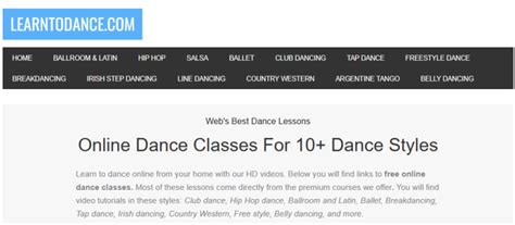 The Ultimate Guide to 10 FREE Online Dance Classes you can do at Home ...