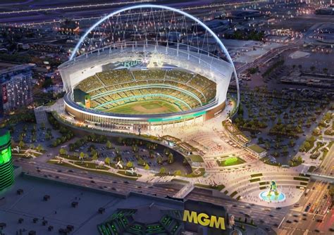 ATHLETICS RELEASE RENDERINGS FOR STADIUM IN LAS VEGAS – Garrett Stadium ...