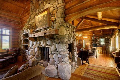 River Stone Fireplace Pictures | Home Design Ideas