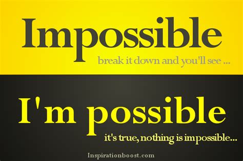 Nothing is Impossible Quote