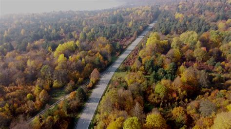 Autumn colors and mountain road aerial view 4276215 Stock Video at Vecteezy