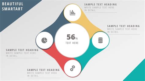 Amazing SMARTART Template for Dashboard in Presentation (PPT): Microsoft PowerPoint Tutorial ...