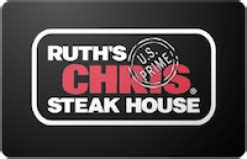 Ruth's Chris Gift Card | Discount Restaurant Gift Cards - CardCrazy