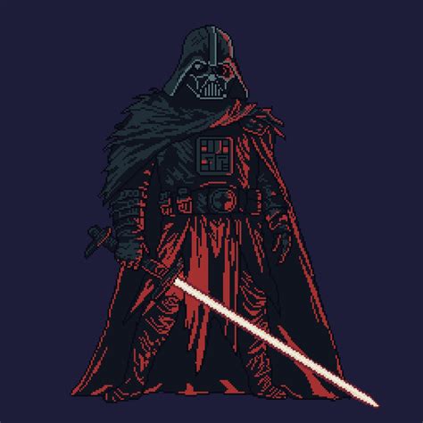 Darth Vader : r/PixelArt