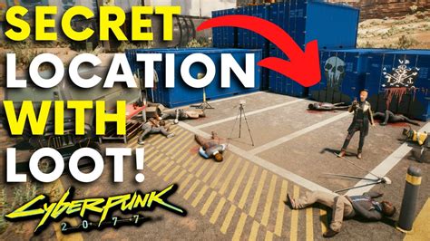 Cyberpunk 2077 - Amazing Secret Location with Loot!! (Secret Location) - Cyberpunk 2077 videos