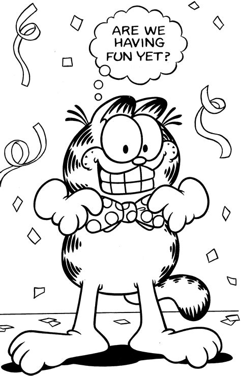 Garfield And Odie Coloring Pages at GetColorings.com | Free printable colorings pages to print ...