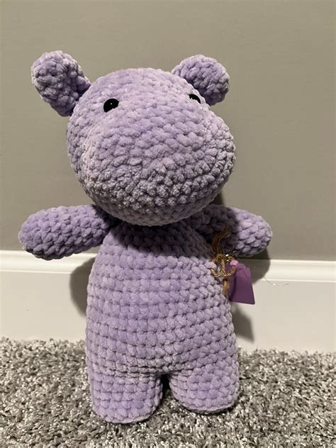 Hippo Plushie - Etsy