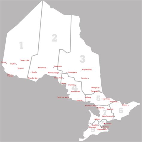 MNO Regions - Métis Nation of Ontario