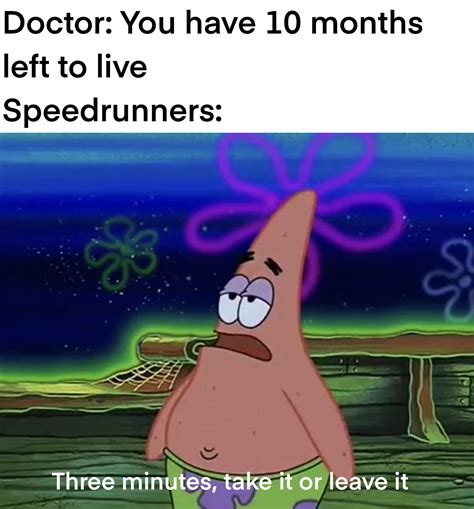 Speedrunning music intensifies : r/memes