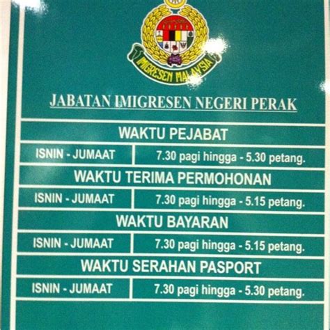 Jabatan Imigresen Malaysia - Ipoh - Kementerian Dalam Negeri