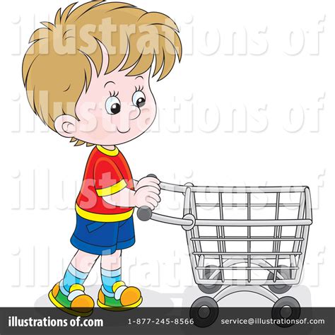 Shopping Clipart #1243231 - Illustration by Alex Bannykh