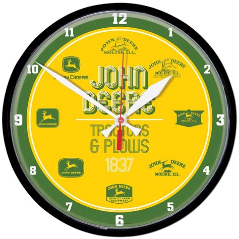 John Deere Green Vintage Logo Clock - LP79691 – AGNLAWN.com