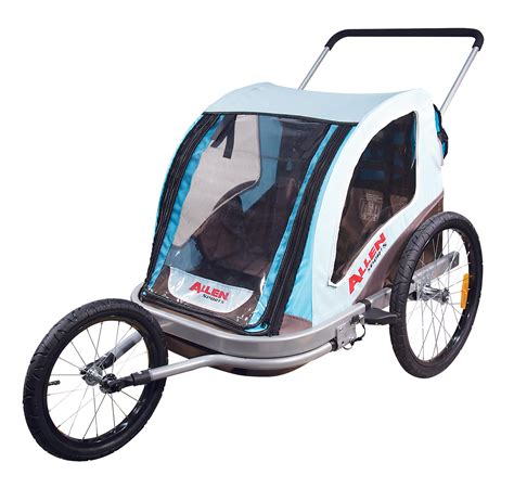 Amazon.com : Allen Sports Premier Aluminum 2-Child Jogger/Bike Trailer : Child Carrier Bike ...