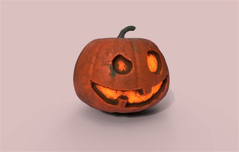 3D halloween pumpkin - TurboSquid 1630273