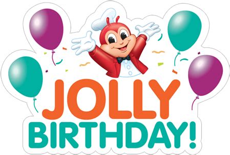 Open full size Jolly Birthday - Jollibee Happy Birthday Viber. Download transparent PNG image ...