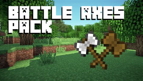 Battle Axes Pack Minecraft Texture Pack