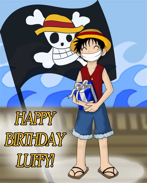 Luffy Birthday by eyfey on DeviantArt