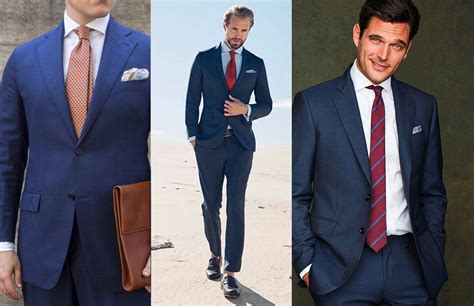 What Color Tie To Wear With Navy Suit - Encycloall