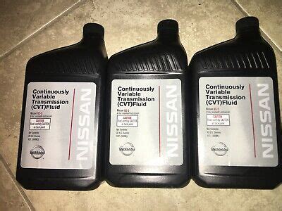 NISSAN NS-3 CVT FLUID TRANSMISSION FLUID 999MP-NS300P GENUINE NISSAN (3 QUARTS) | eBay