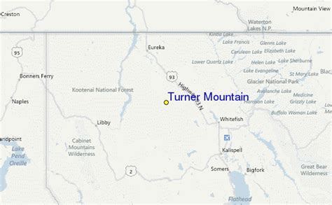 Turner Mountain Ski Resort Guide, Location Map & Turner Mountain ski ...